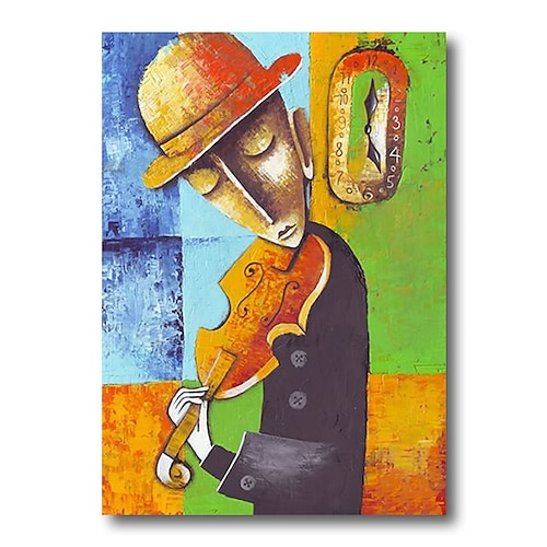 

Stretched Oil Painting Hand Painted Canvas Abstract Comtemporary Modern High Quality Picasso Ready to Hang