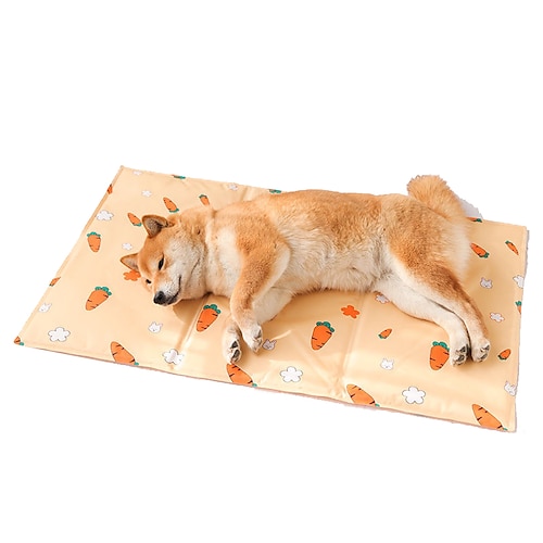 

Dog Cat Dog Bed Mat Dog Cooling Mat Cartoon Comfort Keep Cool For Hot Summer For Indoor Outdoor Use Fabric for Large Medium Small Dogs and Cats