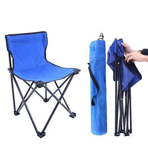 

Camping Chair Portable Ultra Light (UL) Foldable Breathable Oxford for 1 person Fishing Beach Camping Autumn / Fall Winter Random Colors / Comfortable