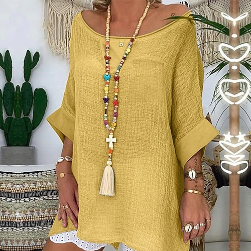 

1pc Beaded Necklace Necklace For Women's Wedding Party Evening Gift Wooden Crystal Stone Beads Heart Butterfly Rainbow / Long Necklace / Crystal Necklace