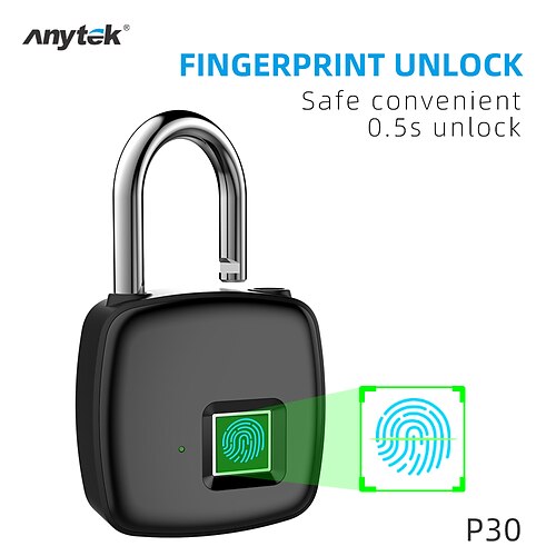 

P30 Zinc Alloy Intelligent Lock Smart Home Security System Fingerprint unlocking Home / Office Others (Unlocking Mode Fingerprint)