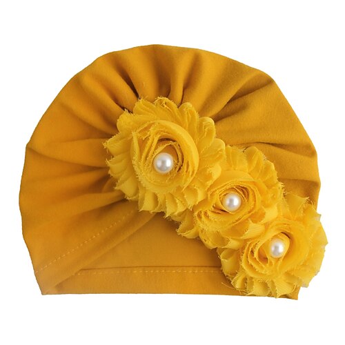 

Kids / Toddler Girls' Baby Products Baby Solid Color Sunflowers And Drill Hedging Hats Children's Hats Manufacturers Wholesale