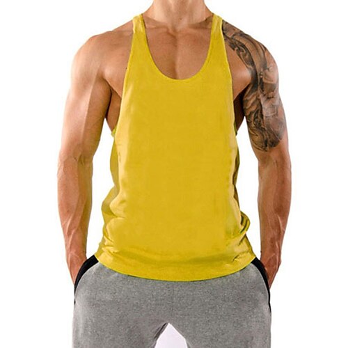 

mens beast print stringer bodybuilding gym tank tops workout fitness vest