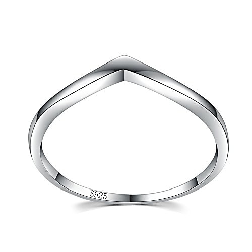 

junxin chic 925 sterling silver chevron thumb ring specifically for the girls all, let her show unlimited scenery size 6