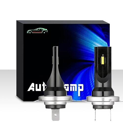 

H7 LED Bulb Car LED Headlamps H7 55W Light Bulbs 3200 Lumens Integrated LED Extremely Bright Conversion Kit For universal All Models Adjustable Beam Halogen Replacement