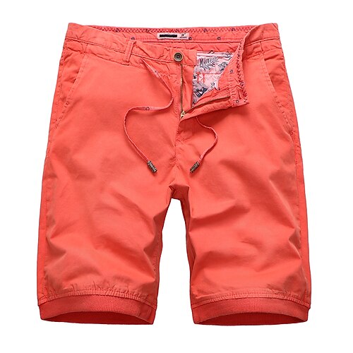

Men's Cargo Shorts Hiking Shorts Summer Outdoor Regular Fit Ripstop Breathable Multi Pockets Soft Shorts Bottoms Drawstring Zipper Pocket Elastic Waist Yellow Army Green Cotton Hunting Fishing