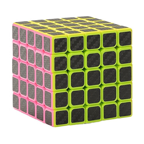 

QiYi 5x5 Speed Cube Magic Cube Brain Teaser Puzzles with Carbon Fiber Sticker