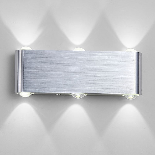 

Modern Contemporary Flush Mount Wall Lights Aluminum Wall Light 90-240V 1 W / LED Integrated / CE Certified