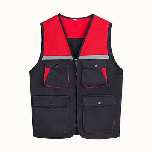 

Women's Men's Fishing Vest Hiking Vest Work Vest Sleeveless Vest / Gilet Jacket Top Outdoor Quick Dry Lightweight Breathable Sweat wicking Autumn / Fall Spring Royal Blue And Yellow Black fight