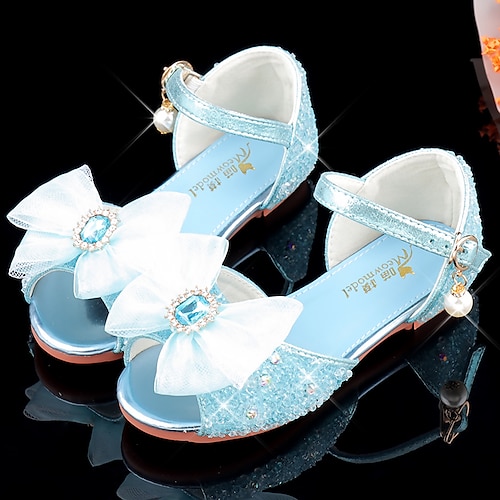 

Mädchen Sandalen Flache Schuhe Schuhe für das Blumenmädchen Prinzessin Schuhe Schulschuhe Gummi PU Tragbar Federung Hochelastisch Prinzessin Schuhe Große Kinder (ab 7 Jahren) Kleine Kinder (4-7 Jahre)