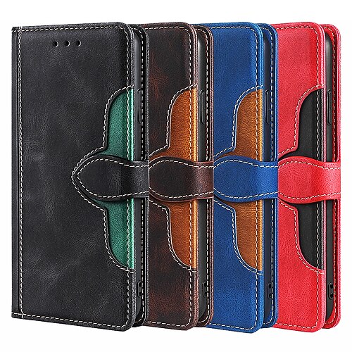 

PU Leather Wallet Case For Samsung Galaxy S22 Ultra Plus S21 S20 A72 A52 A71 A51 A21s Slim Wallet With Cards Holder Full Body Protective Case For Samsung Galaxy Note 20