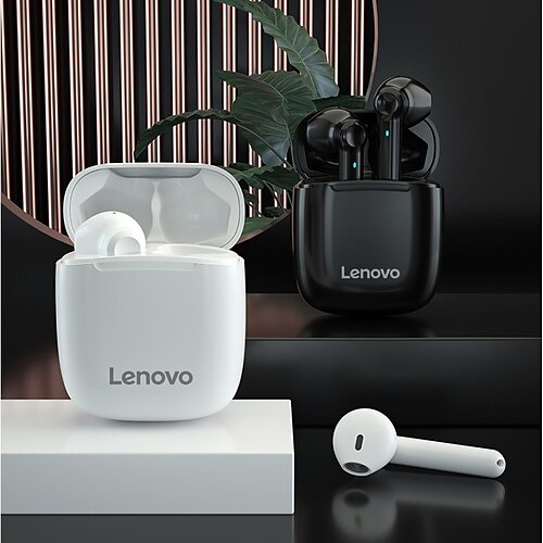 Lenovo XT89 Trådløse øretelefoner TWS-hodetelefoner Bluetooth5.0 Stereo HIFI Med ladeboks til Apple Samsung Huawei Xiaomi MI Mobiltelefon