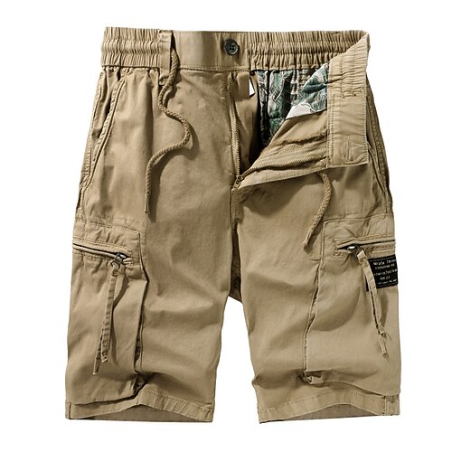 

Men's Hiking Shorts Hiking Cargo Shorts Summer Outdoor 10 Ripstop Quick Dry Multi Pockets Breathable Cotton Knee Length Bottoms Grey Khaki Black Army Green Work Hunting Fishing 29 30 31 32 33