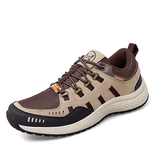 

Men's Running Shoes Hiking Shoes Sneakers Shock Absorption Breathable Wearable Lightweight Fishing Hiking Climbing Artificial Leather Spring, Fall, Winter, Summer Black Dark Green Khaki / Round Toe