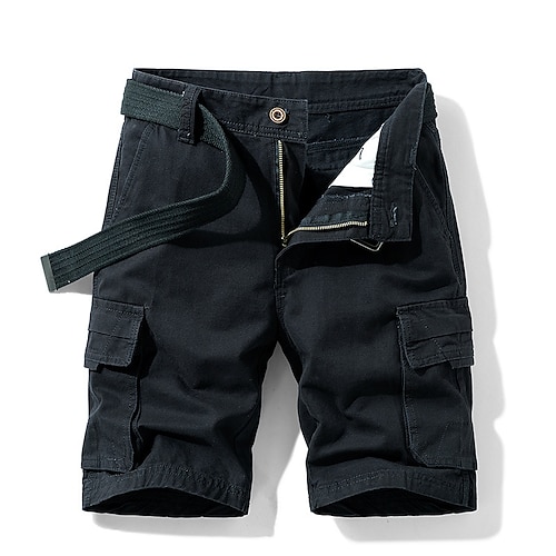 

Per uomo Pantaloncini modello cargo Pantaloncini Maglia da escursione 6 Tasche Liscio Comfort Traspirante Lunghezza del ginocchio Informale Giornaliero Abbigliamento di strada 100% cotone Sportivo Di