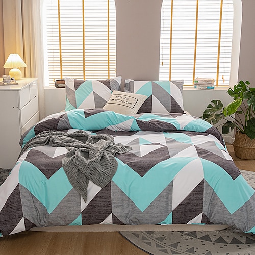 

Duvet Cover Set Quilt Bedding Sets Comforter Cover, Queen/King Size/Twin/Single(Include 1 Duvet Cover,1 Or 2 Pillowcases)