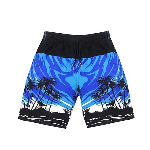 

Men's Swim Shorts Swim Trunks Board Shorts Bottoms Breathable Quick Dry Micro-elastic Drawstring With Pockets - Swimming Surfing Beach Water Sports Floral / Botanical Tie Dye Autumn / Fall Spring