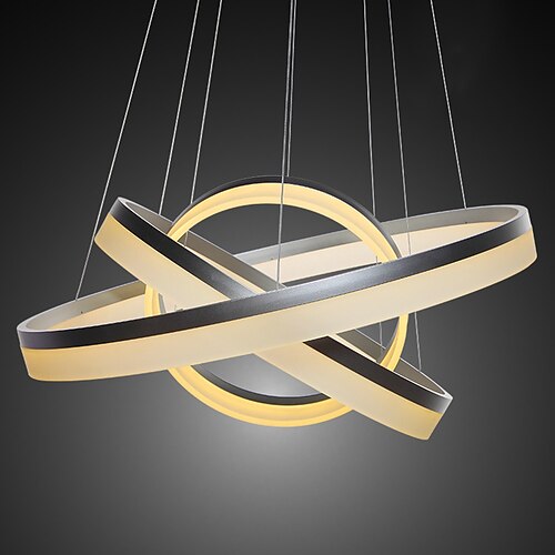 

LED Pendant Light Modern Design Fashion Nordic Hanglamp For Living Dining Room Bedroom Home Decor Ring Hanging Lamp Chandeliers Style Kitchen Fixture