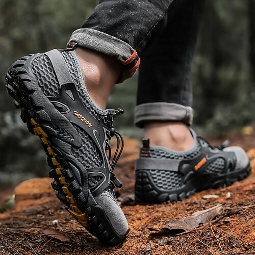 Chaussures De Loisirs Homme En Toile - Légeres, Sans Lacets, Pour Randonnée Légère, Sport Et Ville