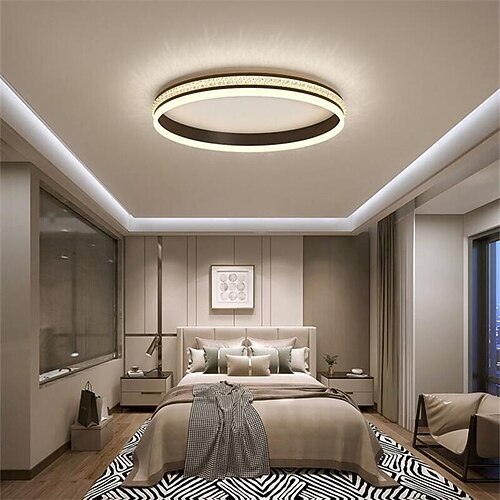 

LED Ceiling Light Round Square Design 50 cm Dimmable Unique Design Flush Mount Lights Metal Basic Painted Finishes LED Nordic Style 220-240V