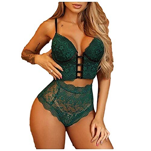 

Dame BH Blonde-BH 3/4-kopp St. Patricks Day Nylon Grønn