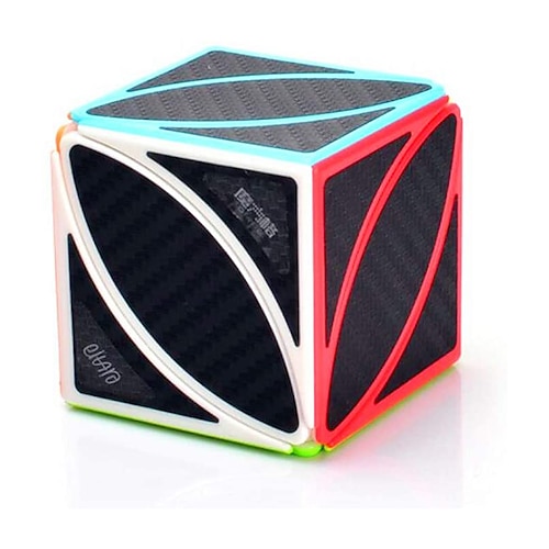 

Phantom cube Ivy stickerless with Black Carbon Fiber Stickers Magic Cube qiyi Ivy Cube Eitan Lvy Cube skewb Carbon Fiber Sticker Twisty Puzzle