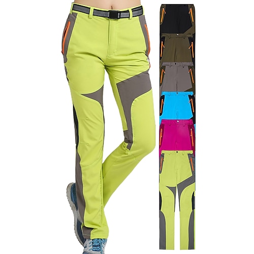 Women's Hiking Pants Trousers Patchwork 