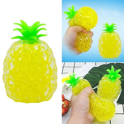 

1 pcs Pineapple Squeeze Decompression Ball Funny Adults Stress Relief Squeeze Squishy Ball Water Bead Toy