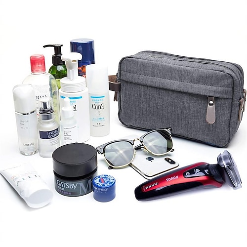

1 pièces pliable suspendu hommes voyage grande capacité articles de toilette promotionnels sac de rangement oxford tissu étanche maquillage sac