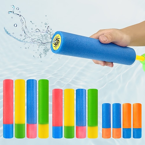 

Foam Water Shooter for Teenagers, 3 Pack Water Squirts Toys Water Blaster for Boys Girls Adults Swimming Pool Beach Summer Outdoor, Water Squirt Guns Set Up to 31ft