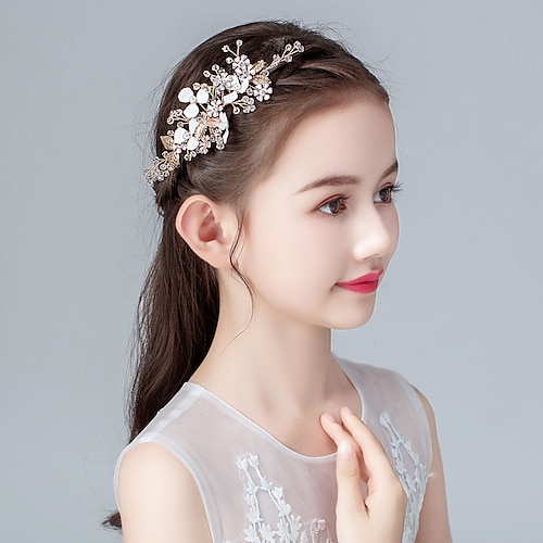 

Kids Baby Girls' Girls Headdress Princess Super Fairy Clip Hairpin Little Fairy Dance Performance Concert Competition Head Flower