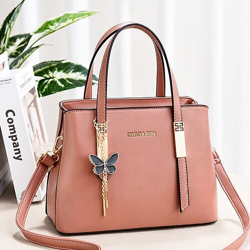 

Women's 2022 Handbags Top Handle Bag Shopping Daily Earth Yellow Blue Black Pink