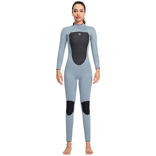 

Dive&Sail Women's Full Wetsuit 3mm SCR Neoprene Diving Suit Thermal Warm UPF50 Quick Dry High Elasticity Long Sleeve Swimming Diving Surfing Scuba Patchwork Autumn / Fall Spring Summer