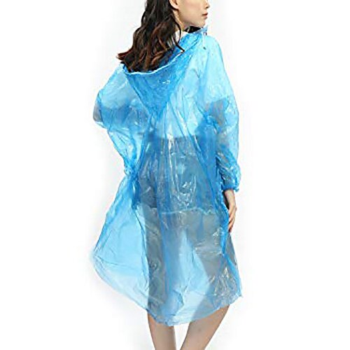 

Rain Poncho Waterproof Hiking Jacket Rain Jacket Outdoor Waterproof Quick Dry Lightweight Breathable Raincoat Poncho Top Fishing Climbing Running 65 grams of new material PE [orange] 65 grams of new