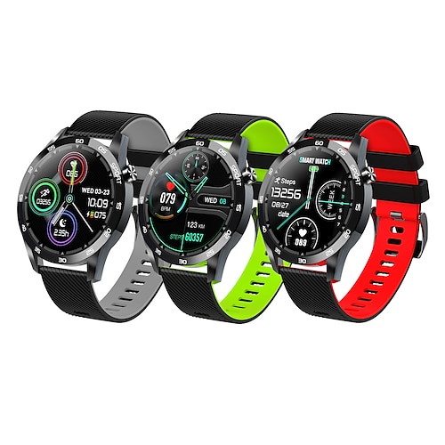 

F22L Smart Watch Smartwatch Fitness Running Watch Timer Stopwatch Pedometer Compatible with Android iOS Men Women Waterproof Touch Screen Heart Rate Monitor IP 67 38mm Watch Case / Sports