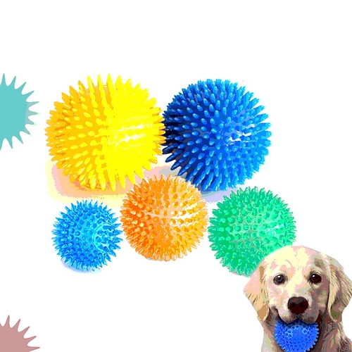 

Interactive Toy Dog Toy Squeaky Balls Dog Play Toy Sqeauking Toy Dog Pet Friendly Pet Exercise Releasing Pressure TPR Gift Pet Toy Pet Play