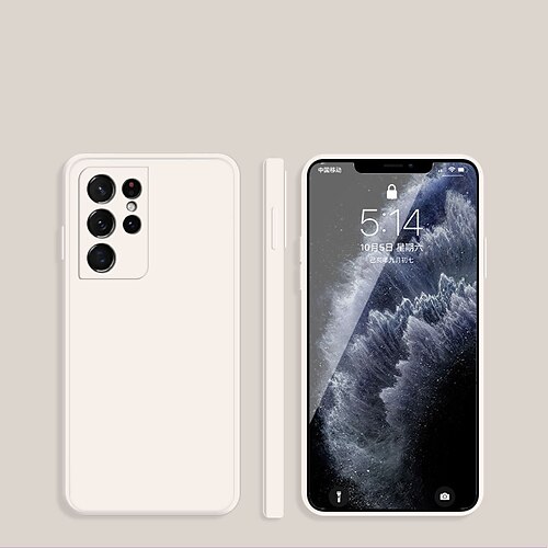 

Square Liquid Silicone Phone Case For Samsung Galaxy S22 Ultra Plus S21 S20 A72 A52 A42 A32 Note 20 Ultra Shockproof Dustproof Soft Back Cover