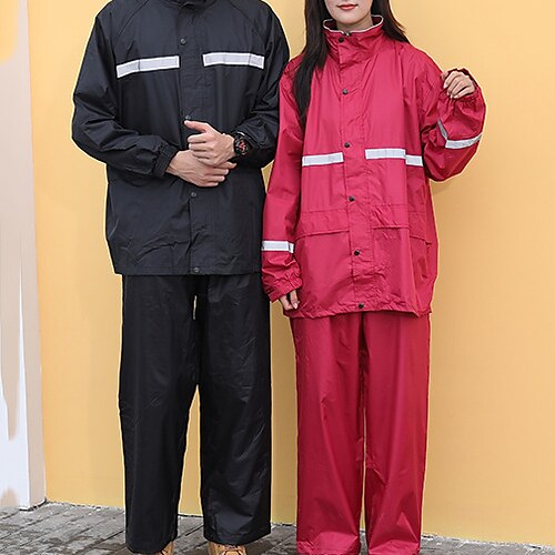 

Men's Women's Rain Poncho Hiking Raincoat Rain Jacket Winter Summer Outdoor Quick Dry Lightweight Breathable Reflective Strips Pants / Trousers Bottoms Clothing Suit Hunting Fishing Climbing 818