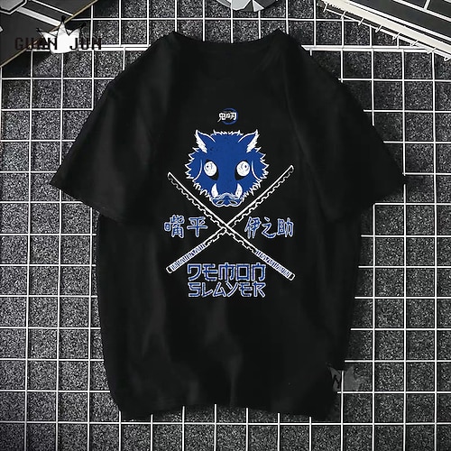 

Inspired by Demon Slayer Cosplay Cosplay Costume T-shirt Back To School Print T-shirt For Men's Women's Adults' Polyester / Cotton Blend