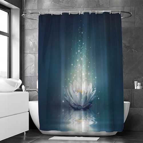 

Waterproof Fabric Shower Curtain Bathroom Decoration and Modern and Floral / Botanicals 70 Inch