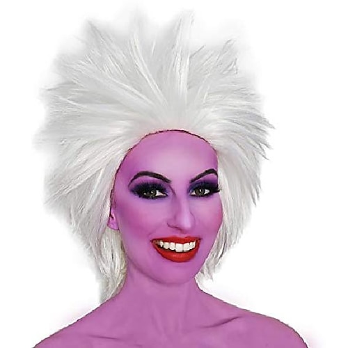 

allaura sea witch wig for women – realistic white hair fits all – cosplay & anime