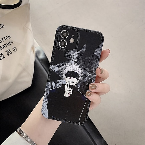 

Jujutsu Kaisen Phone Case For Apple Back Cover iPhone 13 12 Pro Max 11 SE 2020 X XR XS Max 8 7 Shockproof Dustproof Cartoon TPU