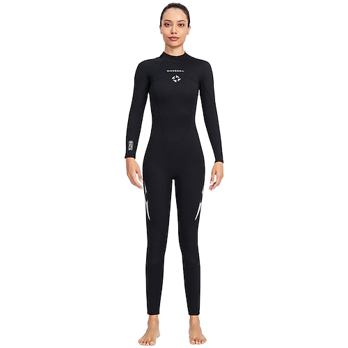

Dive&Sail Women's Full Wetsuit 3mm SCR Neoprene Diving Suit Thermal Warm UPF50 Quick Dry High Elasticity Long Sleeve Swimming Diving Surfing Scuba Patchwork Autumn / Fall Spring Summer