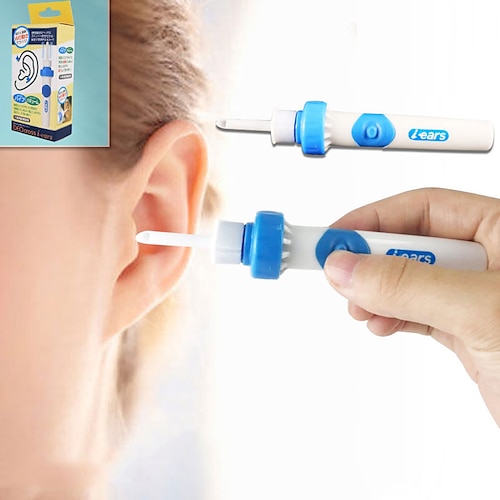 

Ear Wax Removal Kit Ear Cleaner Portable Automatic Electric Vacuum Ear Wax Ear Vacuum Cleaner Easy Earwax Remover Soft Prevent Ear-Pick Clean Tools Set Safe and Comfortable for Adults