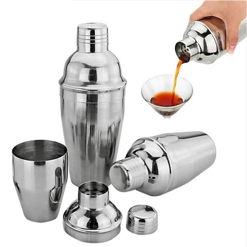 

350ml 550ml 750ml Stainless Steel Cocktail Shaker Cocktail Mixer Wine Martini Drinking Boston Shaker Party Bartender Barware Accessories Bar Tool