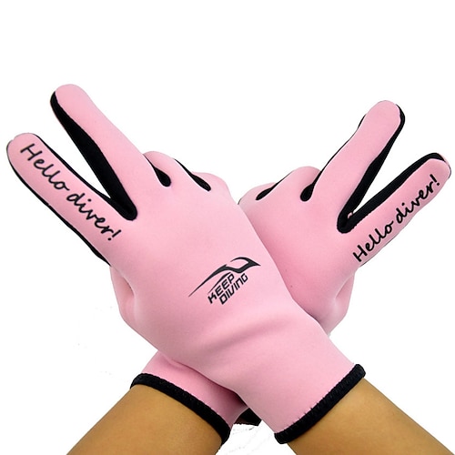 

Diving Gloves 2mm Neoprene Full Finger Gloves Waterproof Warm Wearable Diving Snorkeling Scuba