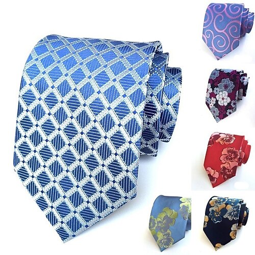 

Men's Ties Neckties Work Print Formal Business