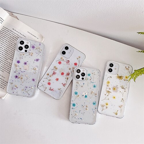 

Phone Case For Apple Back Cover iPhone 13 12 Pro Max 11 SE 2020 X XR XS Max 8 7 Shockproof Dustproof Transparent TPU