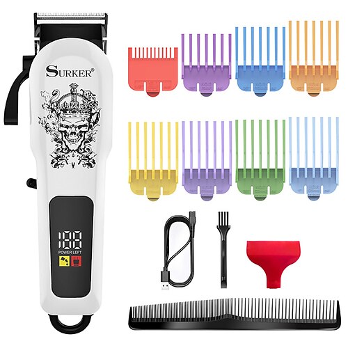 

LCD Digital Display Electric Hair Clipper Engraving Electric Hair Clipper Men's Oil-head Hair Clipper