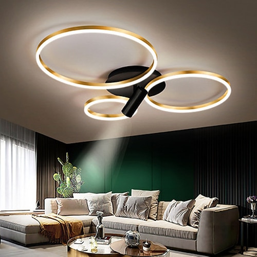 

LED Ceiling Light 45/65/95 cm Geometric Shapes Flush Mount Lights Aluminum Artistic Style Modern Style Stylish Painted Finishes Artistic LED 220-240V